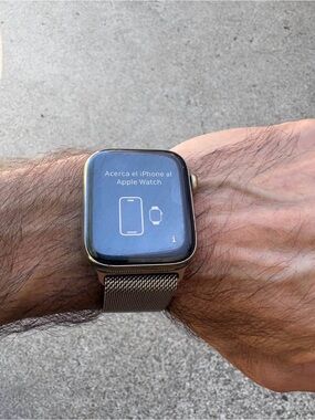 Apple Watch Series 6 44mm Stainless Steel 4G+GPS Milanese Loop Gold